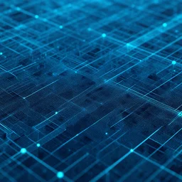 realistic digital matrix background