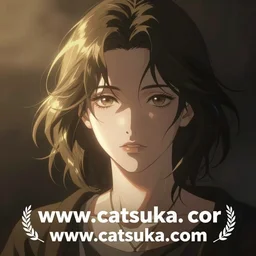 illustration with a character from www. catsuka. com