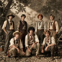 vintage ethnographic photo of homestuck cosplayers