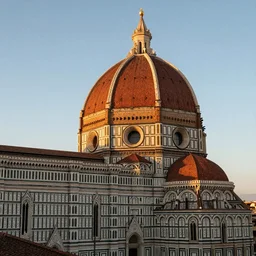 florence santa maria del fiore in sunset by titian