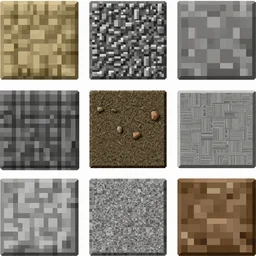 ground - various texture pbr materials procedural patern substance photo game cg tile textures. com gametextures studio resource image handpaint minecraft style