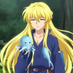 rimuru tempest from that time i got reincarnated as a slime by greg rutkowski