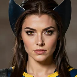 female wolverine, detailed perfect face, exquisite details, marvel comics, x - men, mid view, design on a white background, by alex maleev, bill sienkiewicz, and in the style of greg rutkowski.