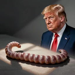 sniveling worm donald trump