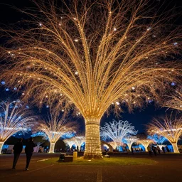 painting with light, magnificent lights show