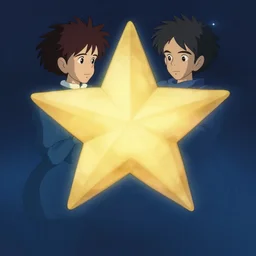 star, in the style of studio ghibli, j. c. leyendecker, greg rutkowski, artgerm