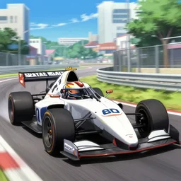 plymouth cuda in initial d, anime still frame