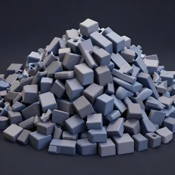Huge Pile of 3d Game Assets