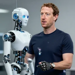 mark zuckerberg as robot