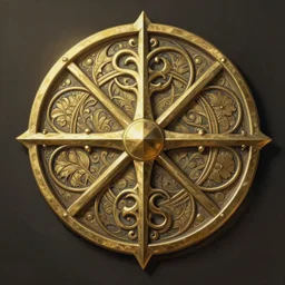 close up shot of an amulet, d & d, fantasy, intricate, elegant, highly detailed, digital painting, artstation, concept art, smooth, sharp focus, illustration, in the style of artgerm and greg rutkowski and alphonse mucha