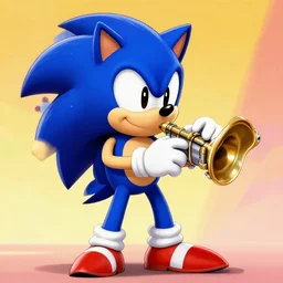 sonic playing bassoon