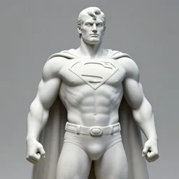 superman statue done by the aztecs