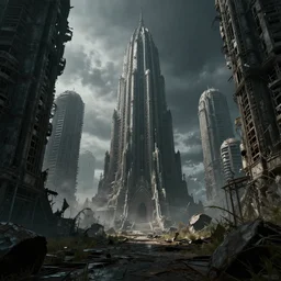 in a horrific abandoned HR Giger city , 8k, HDR, award-winning, trending on, artstation, smooth, sharp focus, super resolution,  cinematic, volumetric lighting, unreal engine 5