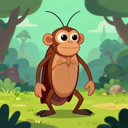 cockroach character, monkey island style