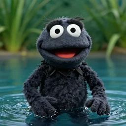 the creature from the black lagoon as a muppet