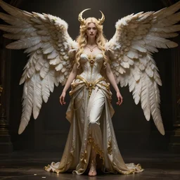 lovecraftian women angel, character design, full body, octane render, volumetric lighting, cinematic, detailed, ornate, intricate detail