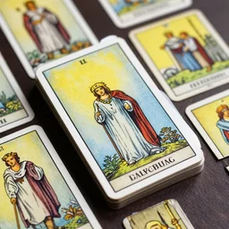 homemade cigarette box tarot cards