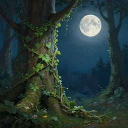 the legend of zelda, vines, forest, hyperrealistic, highly detailed, cinematic, single ray of moon, beautiful, cgssociety, artstation, 8 k, oil painting