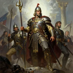 ottoman jannisary , by Frank Frazetta, Greg Rutkowski, Boris Vallejo, epic fantasy character art, Exquisite detail, post-processing, low angle, masterpiece, cinematic