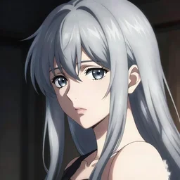 woundered silver hair girl, multicam, cinematic portrait, ilustration by Yoji Shinkawa and Takehiko Inoue