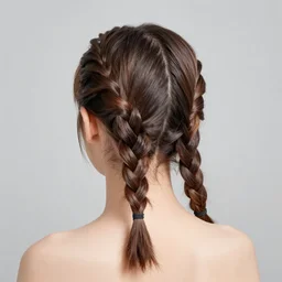 girl with plaits, back view, head visible, by jeremy lipking, joseph todorovitch