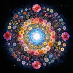 astral array of flowers