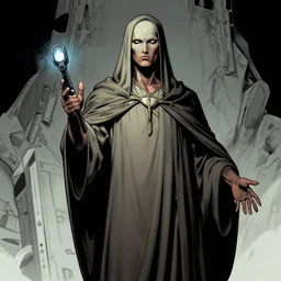 religious hard science fiction comic by, bill sienkiewicz