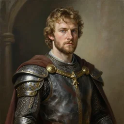 handsome bradley james as king arthur pendragon, natural lighting, high quality, very detailed painting