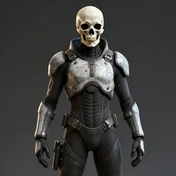 radiation suit, skull, artstation, full hd, high quality, realism, cosmo - punk,
