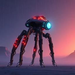 longleg machine mecanical creature robot of horizon forbidden west horizon zero dawn bioluminiscence global illumination ray tracing hdr fanart arstation by ian pesty and alena aenami artworks in 4 k