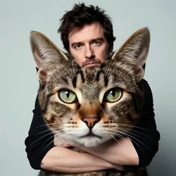 Thom Yorke as a cat, Radiohead singer as a cat
