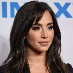 close-up of Demi Lovato as Piper Halliwell in a Charmed movie directed by Christopher Nolan, movie still frame, promotional image, imax 35 mm footage