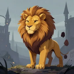 lion by hollow knight