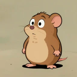 moldy warp the mole, as cartoon character