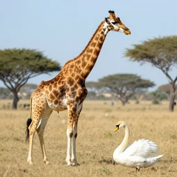 giraffe and Swan hybrid