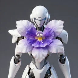 futuristic lobelia cardinalis mecha cardinal flower upper body, sepals forming helmet, floral details, lobelia, 8 k hd resolution, barbatos gundam with floral inlay, bandai box art, star wars, makoto kobayashi, frank gehry, raymond swanland