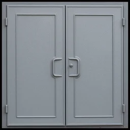 a 1 9 8 0 s sci - fi double door flat texture by ron cobb and greg rutkowski, photo realistic, very realistic 8 k