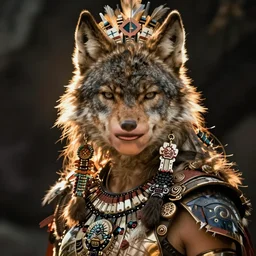 aztec wolf warrior