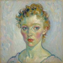 !! portrait of a beautiful parisian dancer!!, detailed face, symmetrical painting, beautiful expressionist oil painting masterpiece, 8 k resolution, by van gogh, smooth, sharp focus, pastel color palette, trending on artstation