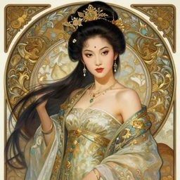 photography of barbara yung mei - ling ( chinese : 翁 美 玲, 7 may 1 9 5 9 - 1 4 may 1 9 8 5 ) was a hong kong famous actress during the early 1 9 8 0 s, dressed as dongfang bubai, deep focus, d & d, fantasy, intricate, elegant, highly detailed, digital painting, artstation, concept art, matte, sharp focus, illustration, hearthstone, art by artgerm and greg rutkowski and alphonse mucha