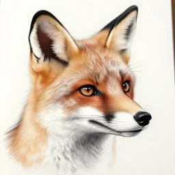 sketchbook doodle fox, magnificent, close up, details, sharp focus, elegant, highly detailed, illustration, by jordan grimmer and greg rutkowski, intricate, beautiful, trending artstation, pixiv, digital art