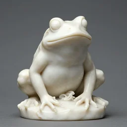 pristine frog statuette, bernini masterpiece