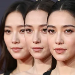 photography of a red carpet premiere, highly detailed faces