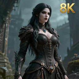 extra thick goth gir, beautiful texture, beautiful graphics, fantasy artwork, very beautiful scenery, hd, hdr, ue 5, ue 6, unreal engine 5, cinematic 4 k wallpaper, 8 k, ultra detailed, by popular digital, details, beautiful image ever created, high resolution, artstation, award winning