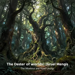 the destroyer of worlds, artwork by artgerm, magical forest, art by Moebius and Yusei Uesugi
