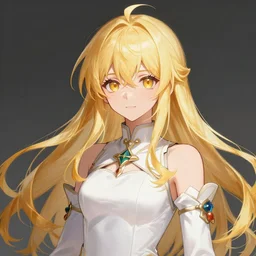blonde haired magical girl anime character screenshot, anime, intricate, sharp focus, illustration, highly detailed, digital painting, clean artstyle, concept art, matte, art by ilya kuvshinov and ruan jia and greg rutkowski, masterpiece