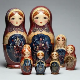 aligned xenomorph nesting dolls, by h. r. giger and arthur haas and tony sandoval and moebius.