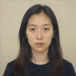 self portrait by Stephanie Pui Mun Law.