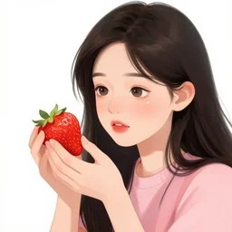 she just wanted to give people strawberries, that's all she wanted rip 😭