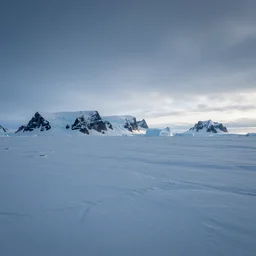 arctic expanse, landscape, ambient, wallpaper, digital art